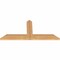 Ekena Millwork Portland Timber Gable Bracket, Western Red Cedar, 36"W x 16"H x 1 1/2"D x 3 1/2"F, 11/12 Pitch GBW036X16X0204POR00SWR - alternate 2
